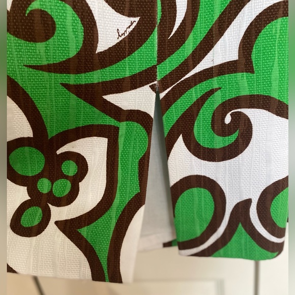 Very chic 💥🌹🔥🔥Milly of NY green geometric sheath dress - Picture 6 of 14